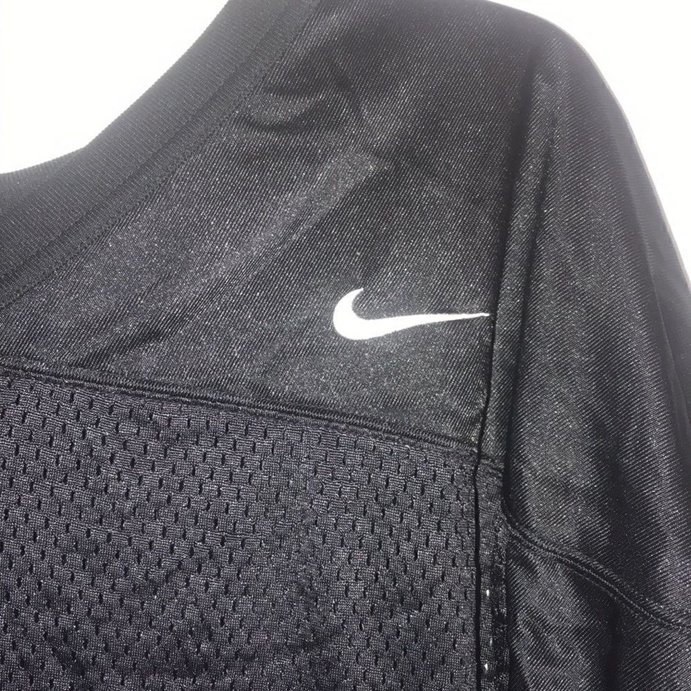 Nike Team Mens XXL Black Mesh Football Practice Jersey V-Neck Short Sleeve - Picture 4 of 11